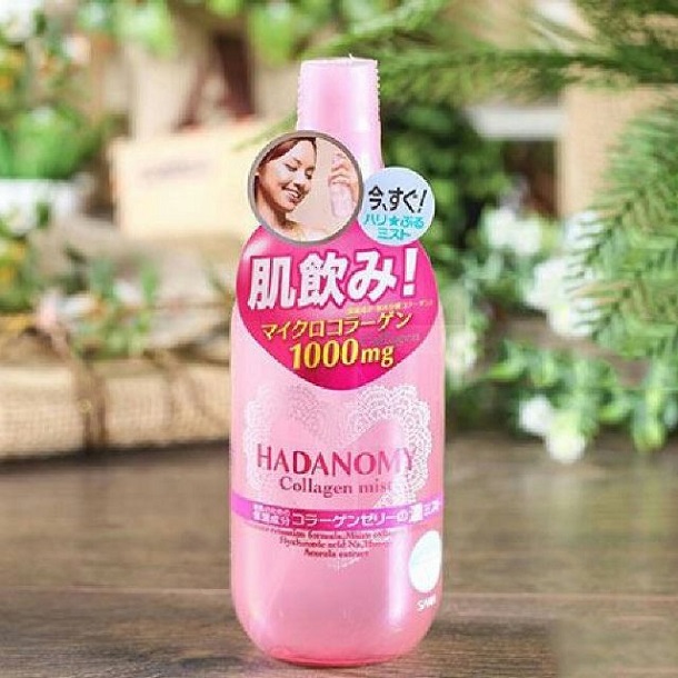 Xịt khoáng cho da nhạy cảm của Nhật Collagen Hadanomy