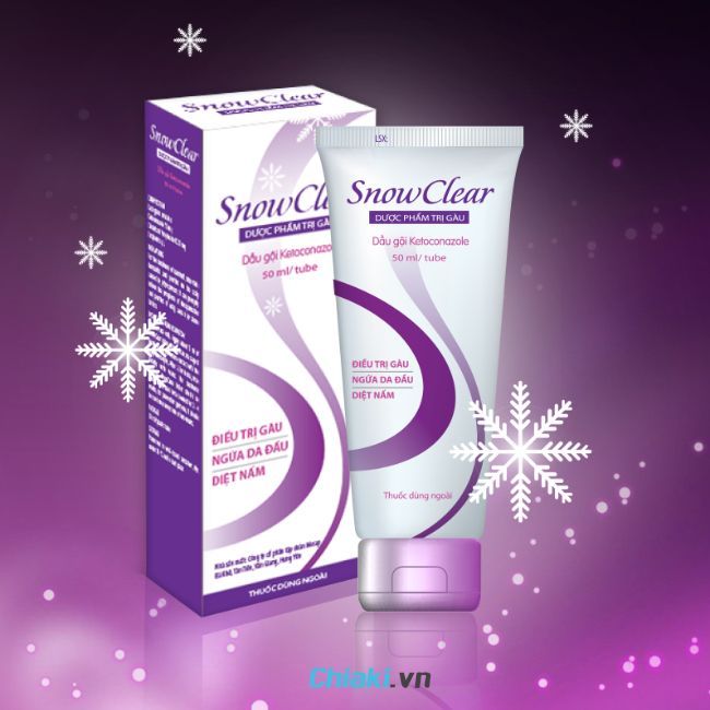 Dầu gội trị nấm da đầu Snowclear