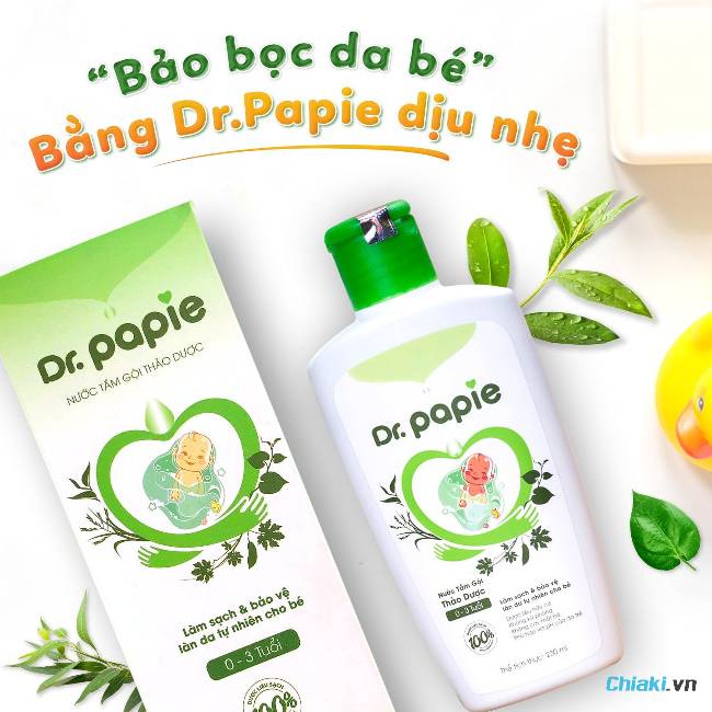 Dầu gội trị nấm da đầu cho trẻ em Dr.Papie