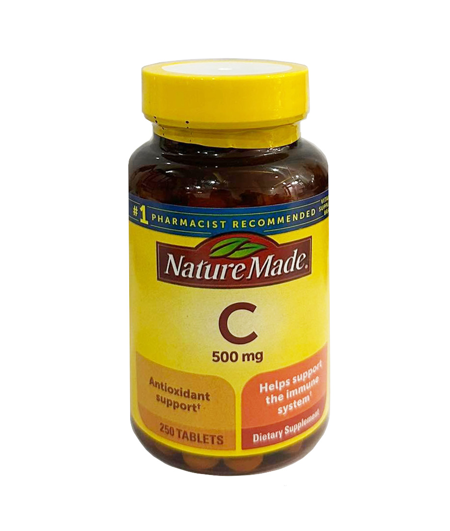 Vitamin C Nature Made 500mg Của Mỹ Hộp 250 Viên