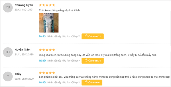 review kem chống nắng body Kanebo Allie Extra Uv gel