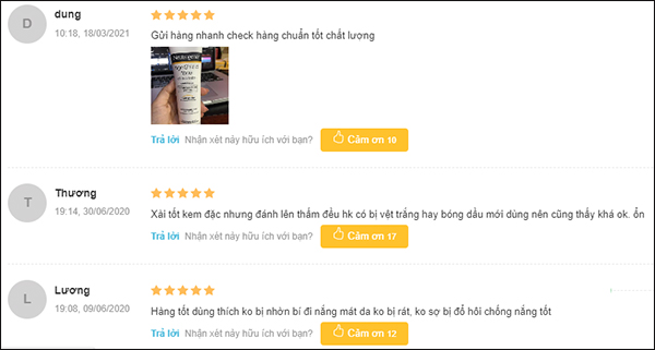 review kem chống nắng body Neutrogena Age Shield Face Lotion Sunscreen