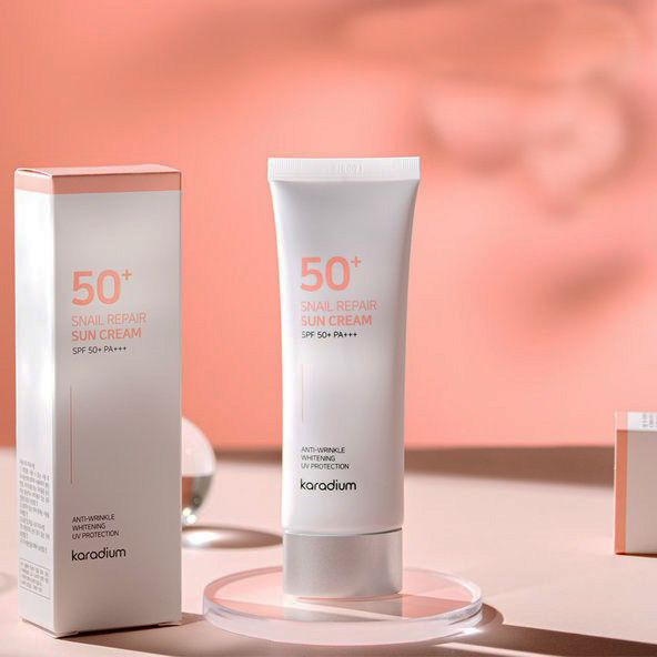 Kem chống nắng Karadium Snail Repair Sun Cream SPF50+