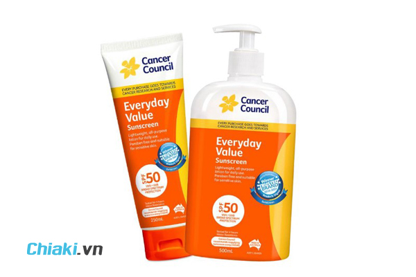 Kem Chống Nắng Cancer Council Everyday Sunscreen SPF30
