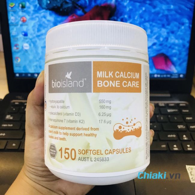 Canxi hữu cơ Bio Island Milk Calcium Bone Care
