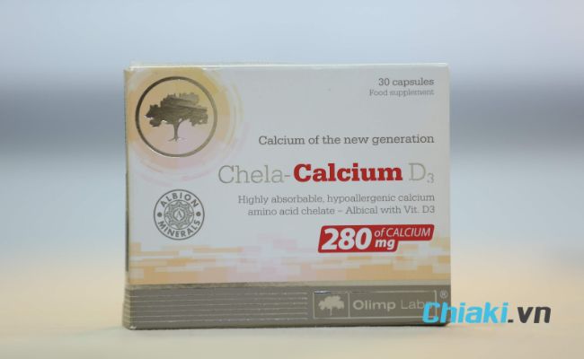 Canxi hữu cơ Chela-Calcium D3