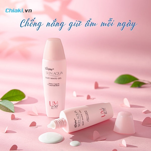 Kem chống nắng và dưỡng trắng da Senka Perfect UV Milk SPF50