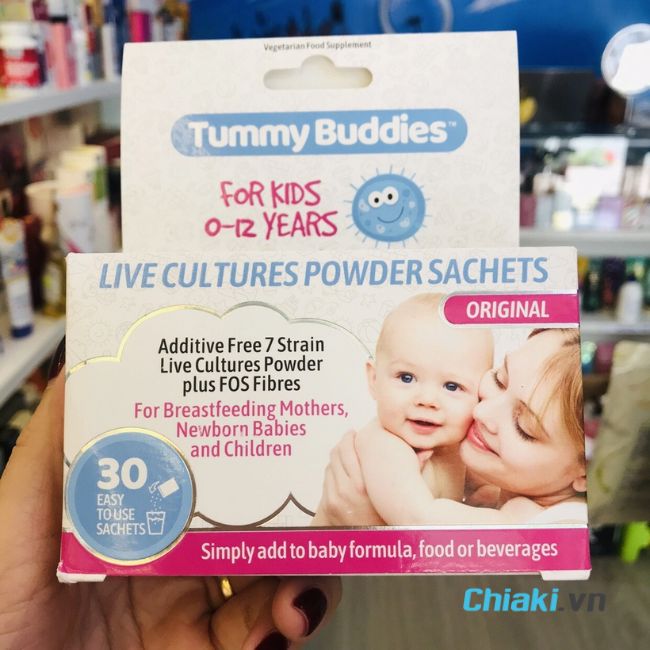 Men vi sinh cho bé sơ sinh Tummy Buddies
