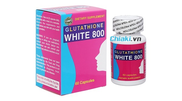 Viên nốc Trắng domain authority Glutathione White 800