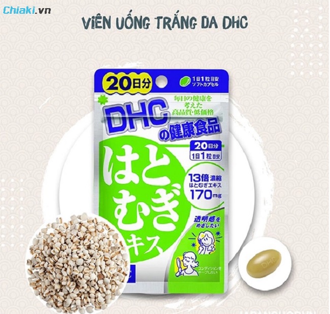 Cách uống DHC trắng da hiệu quả tại nhà