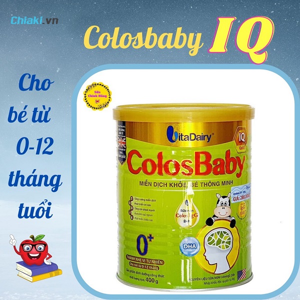 Sữa non Colosbaby cho tới trẻ con sơ sinh IQ Gold 0+