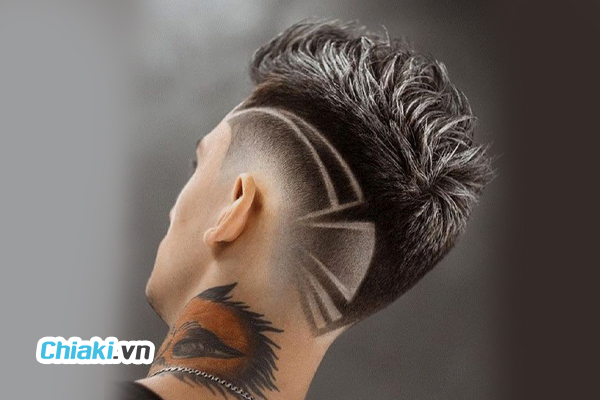 Mẫu mohican tóc nam layer