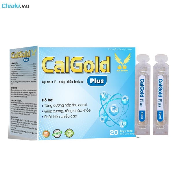 Canxi cho bé Calgold Plus thích hợp dùng cho trẻ dưới 1 tuổi