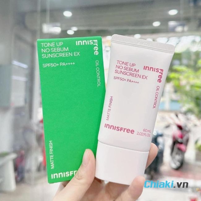 Kem chống nắng tone up Hàn Quốc Innisfree