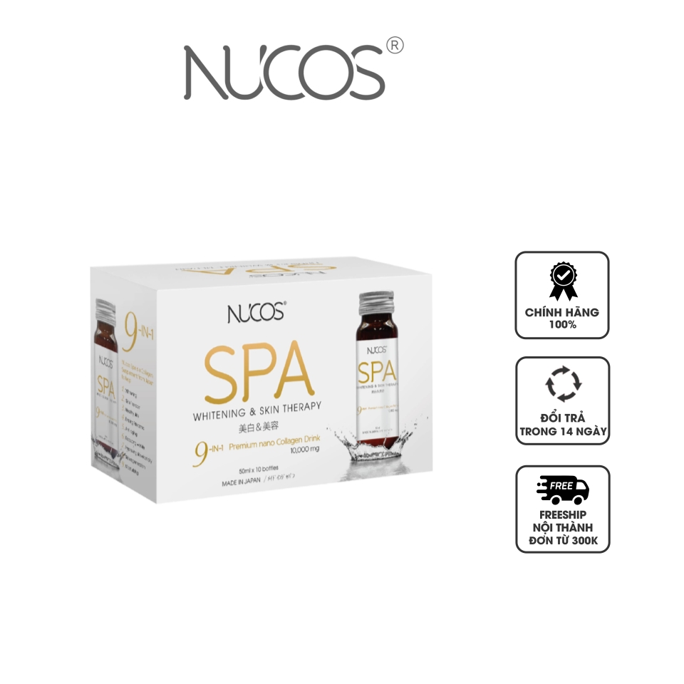 Nước uống collagen hỗ trợ đẹp da Nucos Spa 10000mg | Chiaki.vn