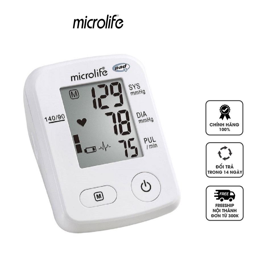 Máy đo huyết áp bắp tay Microlife A2 Classic