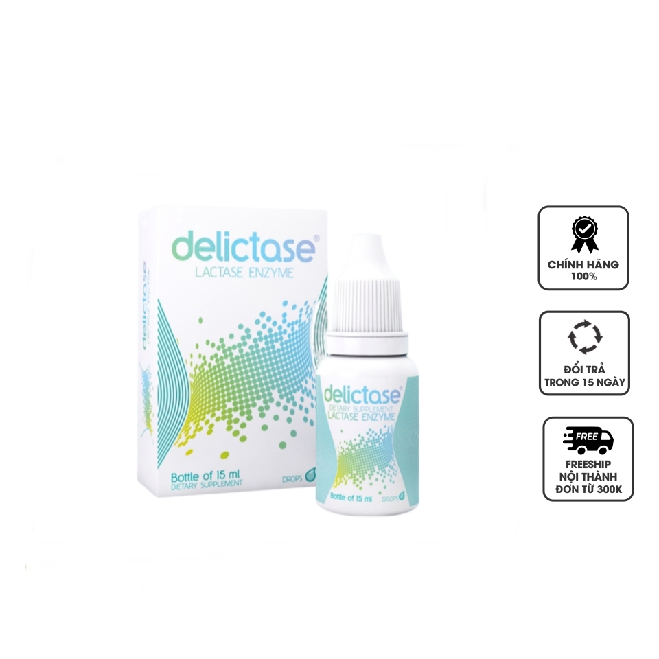 Men tiêu hóa Delictase Lactase Enzyme dạng giọt cho bé từ sơ sinh