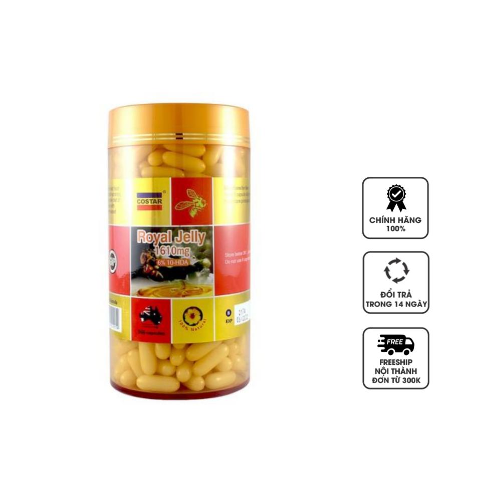 Sữa ong chúa Costar Royal Jelly 1610mg của Úc