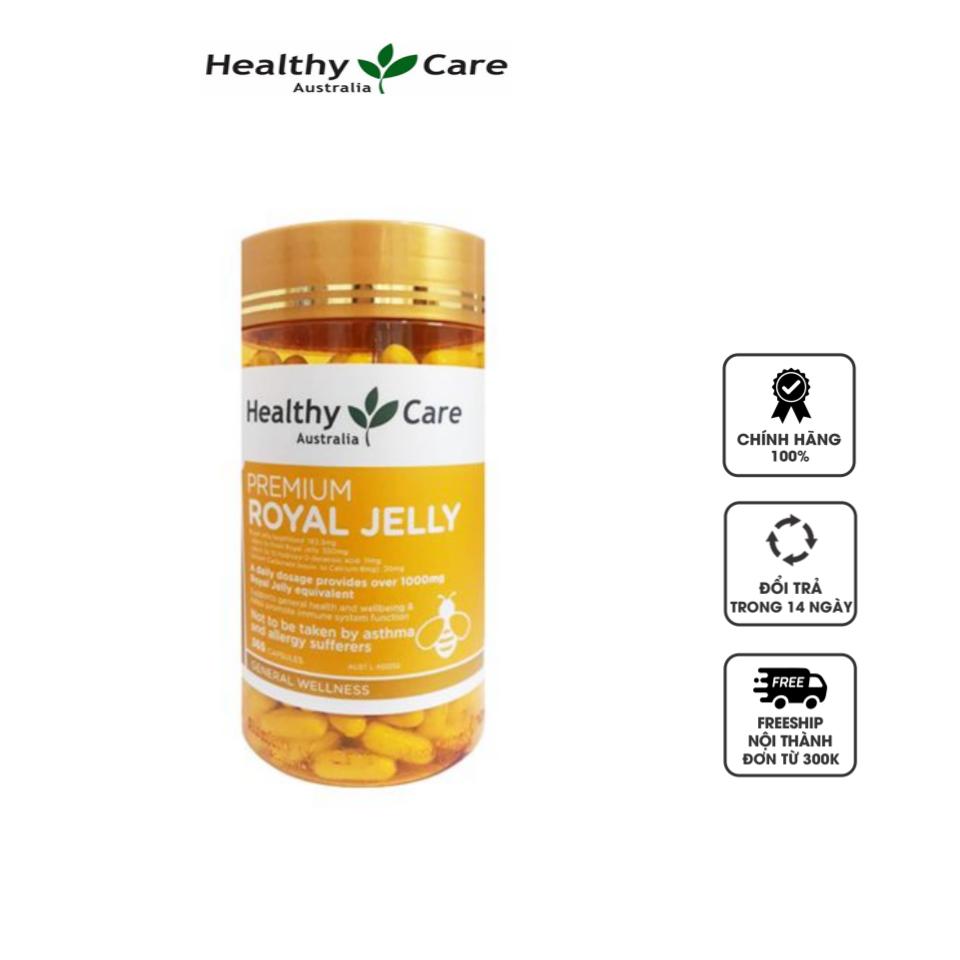 Sữa ong chúa Royal Jelly 1000mg Healthy Care của Úc