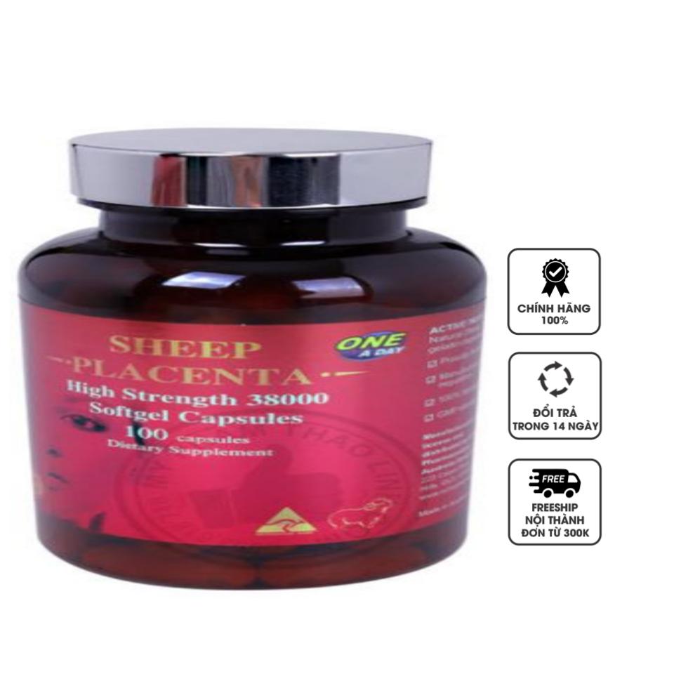 Nhau Thai Cừu Naro Sheep Placenta 38000mg Của Úc