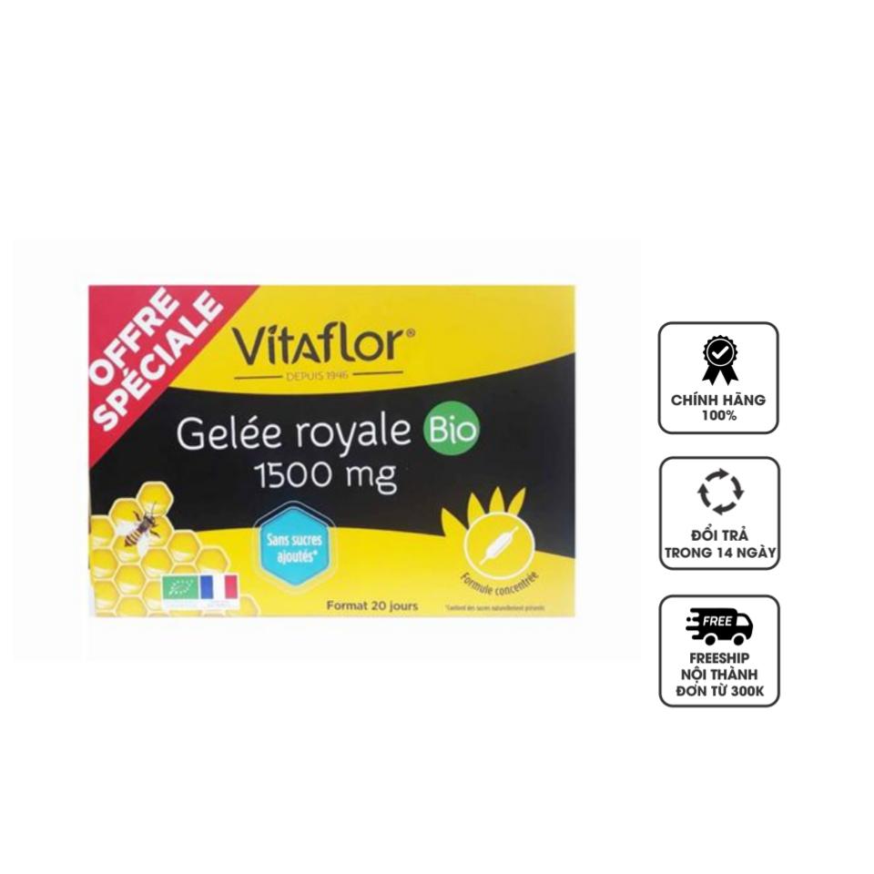 Sữa ong chúa Vitaflor Bio 1500mg của Pháp [Date T6/2025]