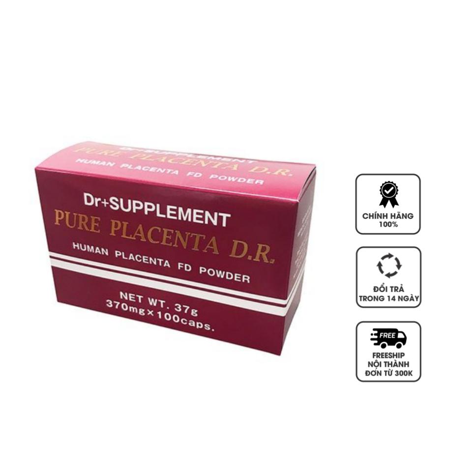 Viên tế bào gốc Dr+ Supplement Pure Placenta D.R Nhật Bản