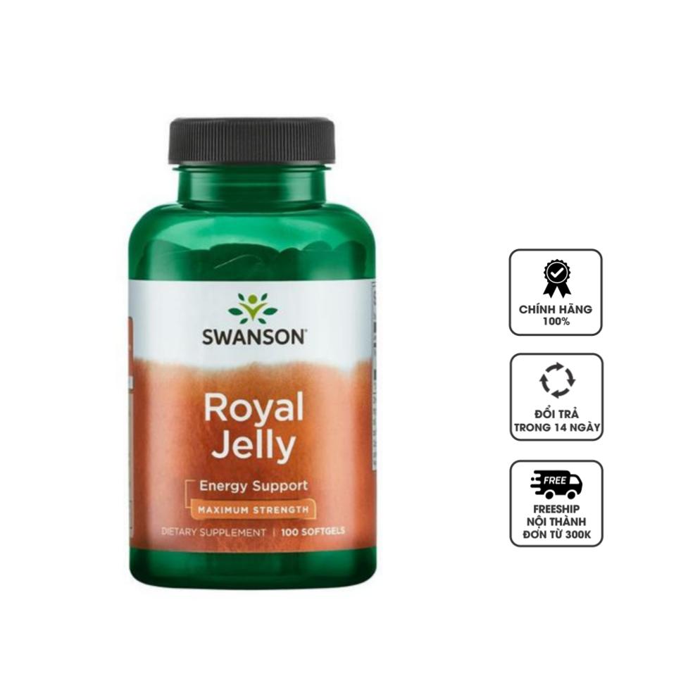 Sữa ong chúa Swanson Royal Jelly 100 viên