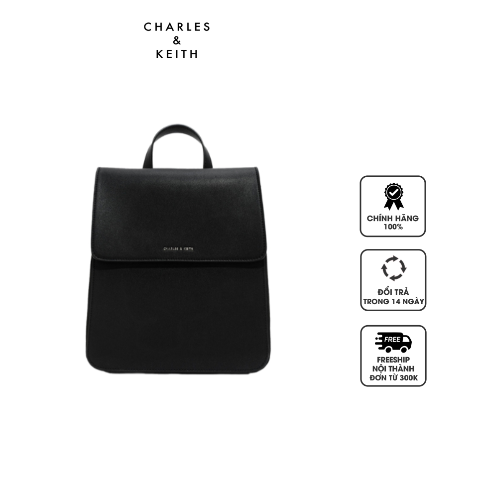 Charles and keith front hotsell flap backpack