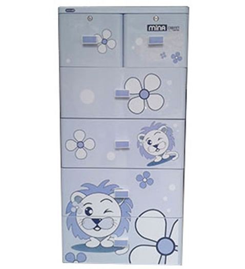 Tủ nhựa Song Long Panda 5 tầng 6 ngăn - Điện Máy Sang