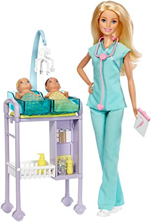 Bộ Đồ Chơi Búp Bê Barbie Bác Sĩ Nhi DVG10