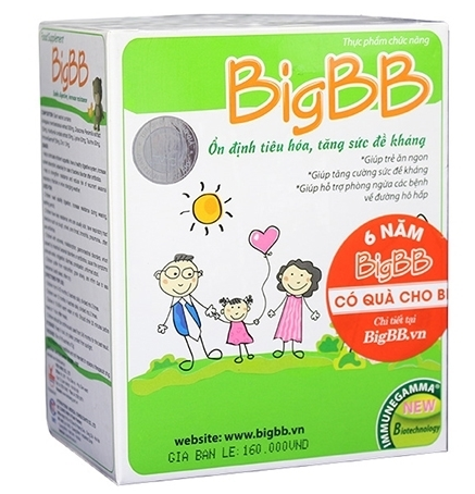 BigBB Ổn Định Tiêu Hóa, Tăng Đề Kháng Cho Bé Từ 6 Tháng