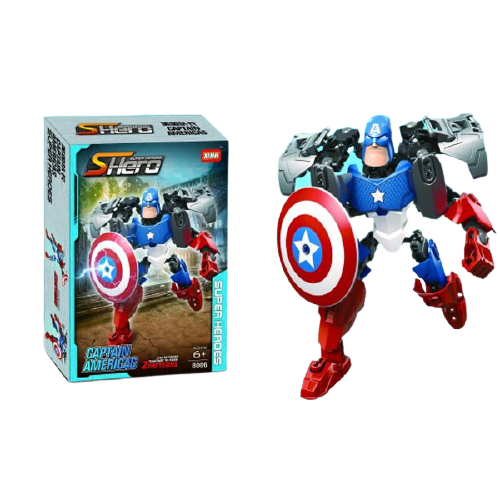 Bộ ghép hình đội trưởng Mỹ Captain America BBT Global 8006