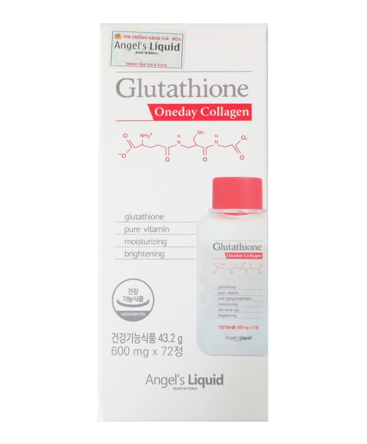 Viên Uống Trắng Da Glutathione Oneday Collagen Angel's Liquid Hàn Quốc