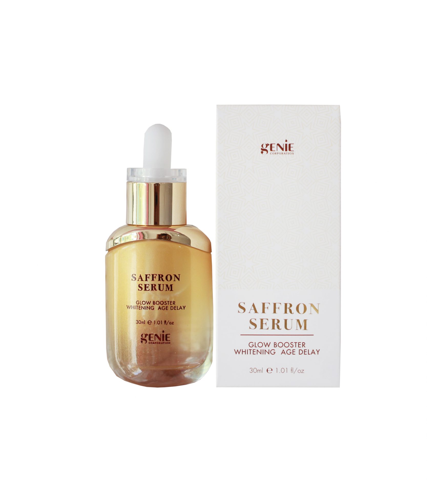 Serum Nhụy Hoa Nghệ Tây Genie Saffron Hỗ Trợ Trắng Da, Mờ Nám