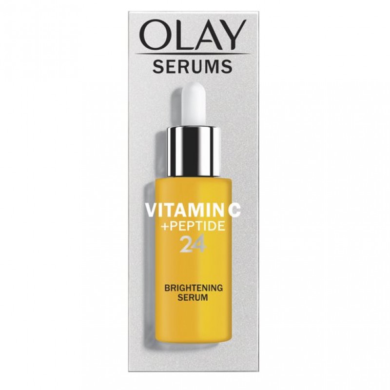 Những thành phần trong Olay Serum Vitamin C Peptide 24 có tác dụng gì?

