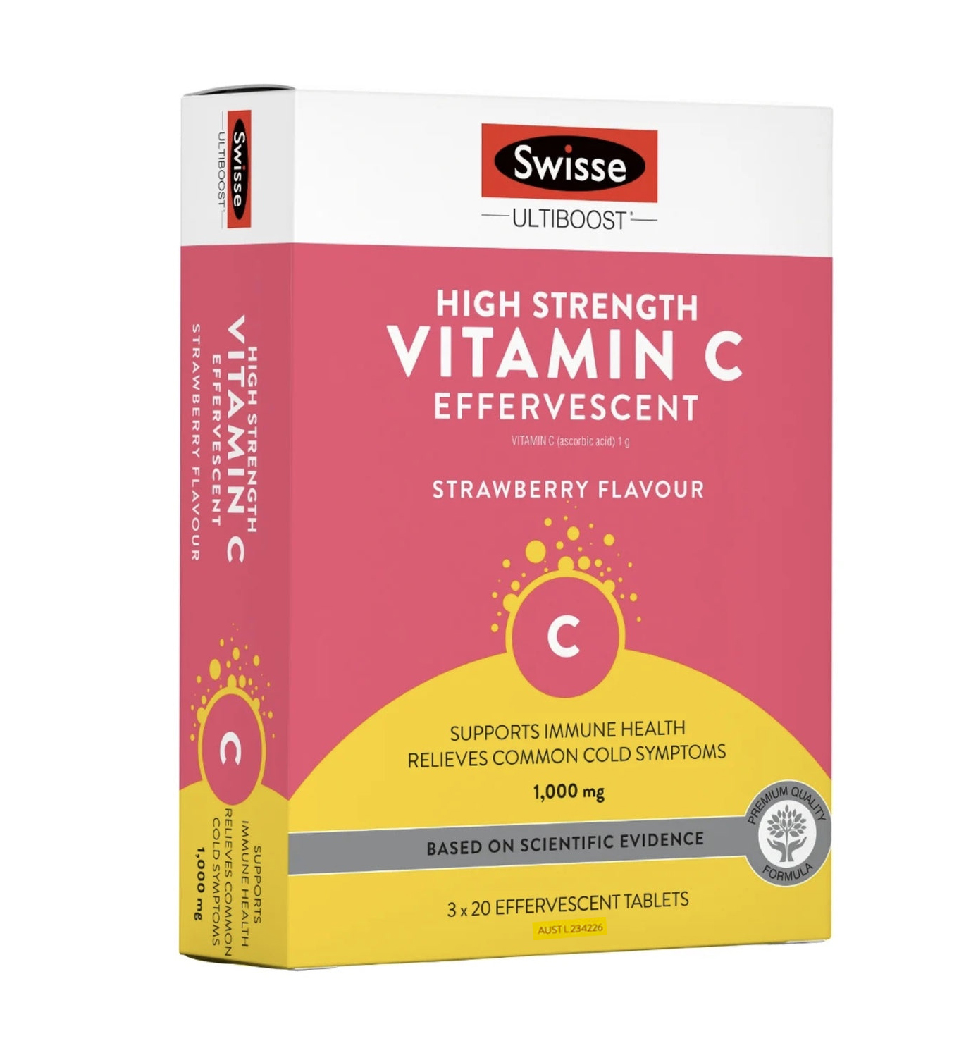 Swisse Vitamin C High Strength có dạng thuốc nhai hay dạng viên sủi?
