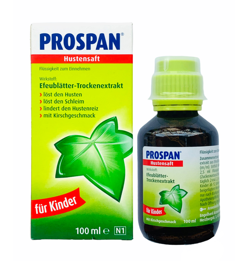 Thuốc ho Prospan Đức 100ml: Bí quyết giảm ho nhanh chóng, an toàn cho mọi lứa tuổi