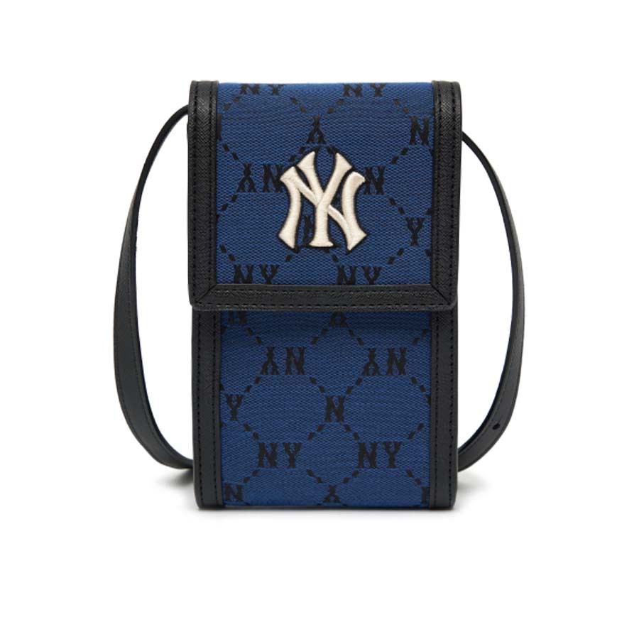 Túi MLB Monogram Jacquard Hobo Bag New York Yankees 32BG3311150B