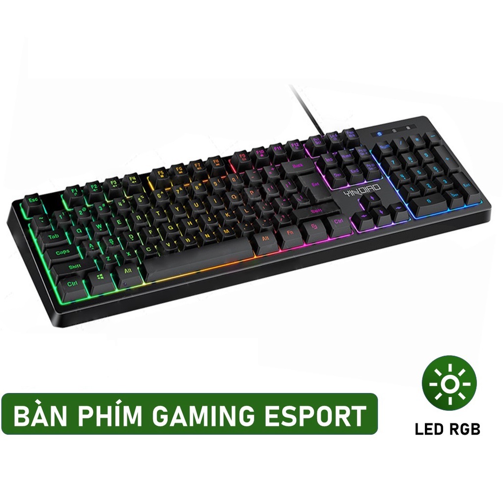 Bàn phím máy tính giả cơ SIDOTECH K200 Led RGB gaming keycap