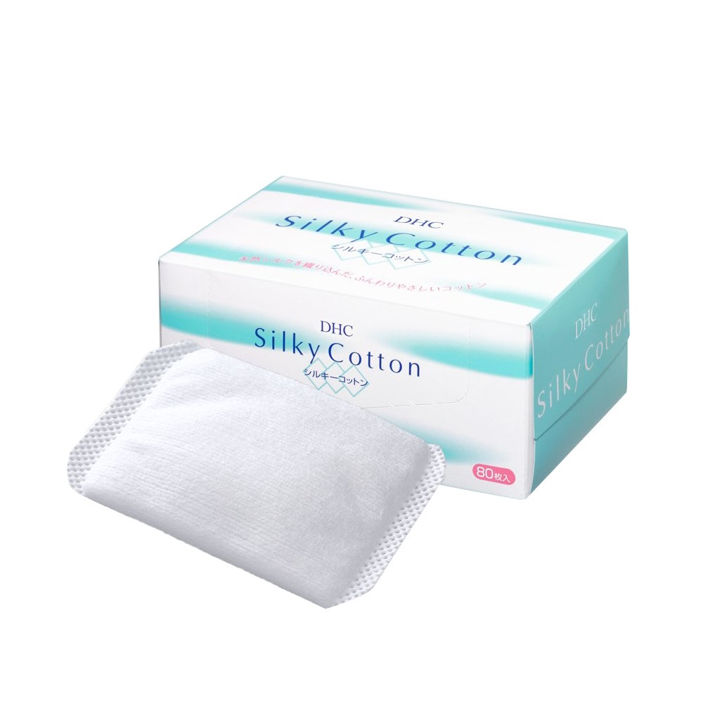 Bông tẩy trang DHC Silky Cotton Nhật Bản | Chiaki.vn