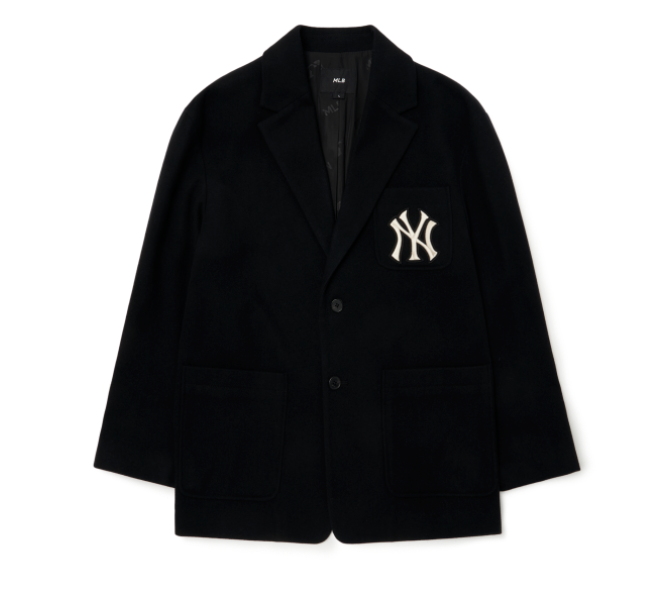 MLB Korea Unisex Wool Street Style Logo Jackets (3AJPV0134-45MSD