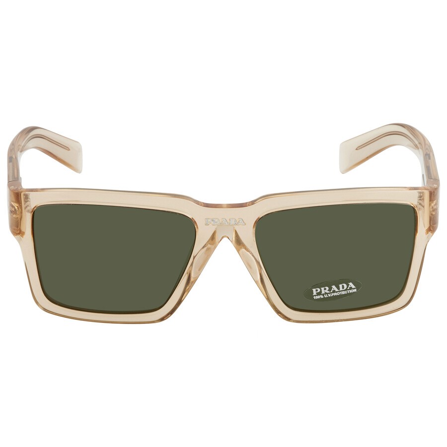 Kính Mát Prada Dark Green Square Men's Sunglasses PR 09YS 01N1I0 56