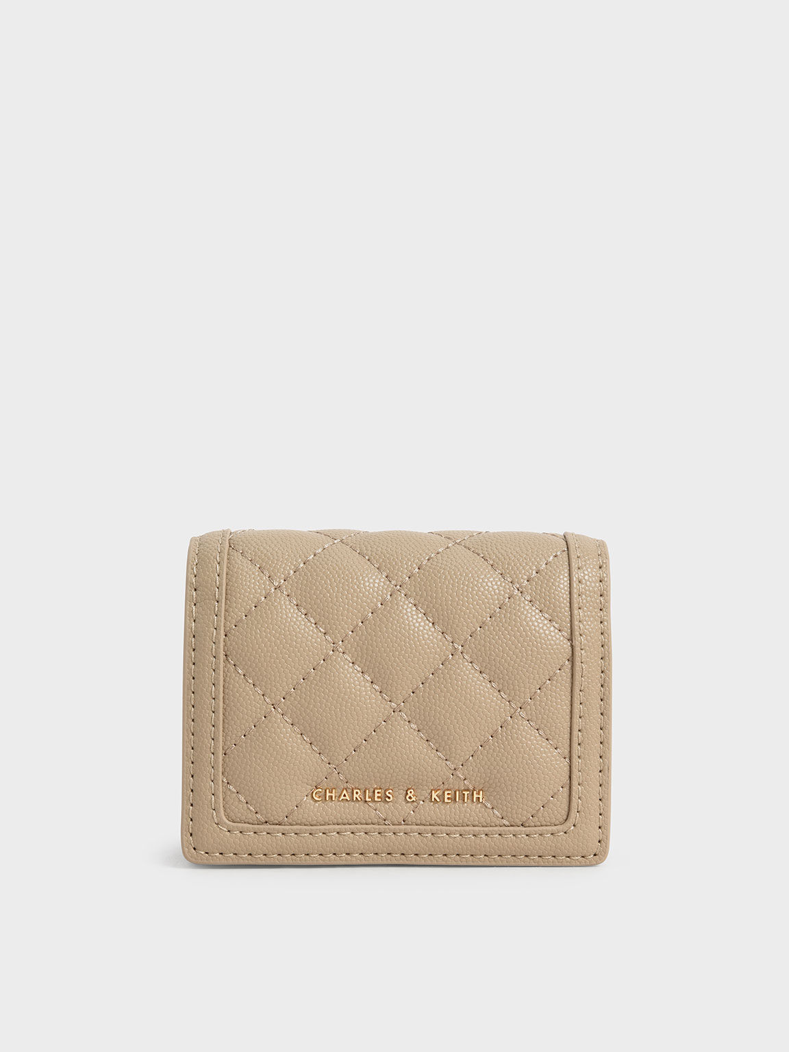 Sand Micaela Quilted Chain Bag, CHARLES & KEITH