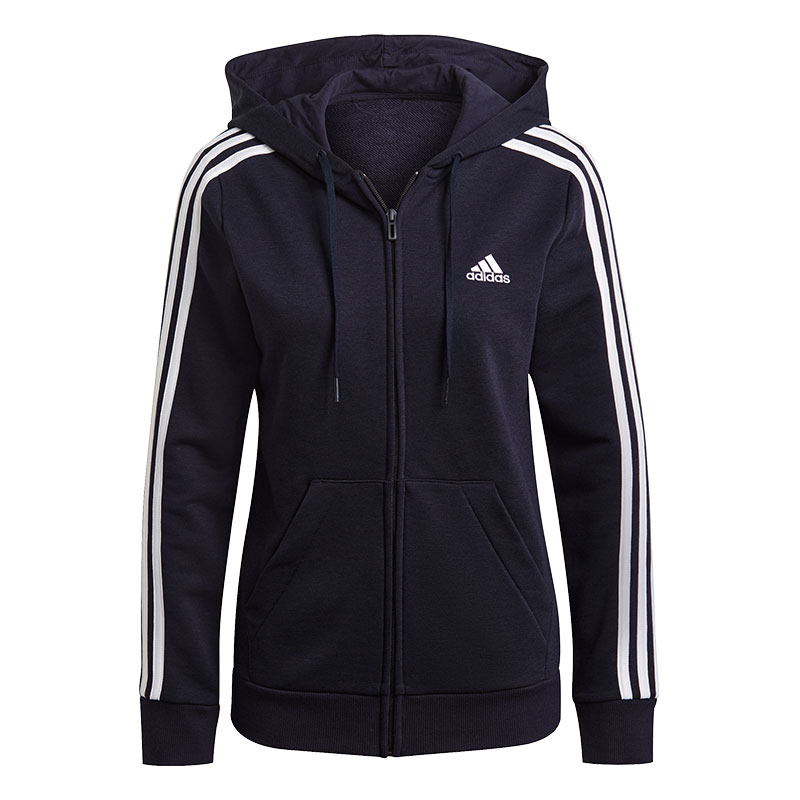 Áo khoác Adidas Essentials French Terry 3-Stripes Full-Zip Hoodie GL0804 | Chiaki.vn