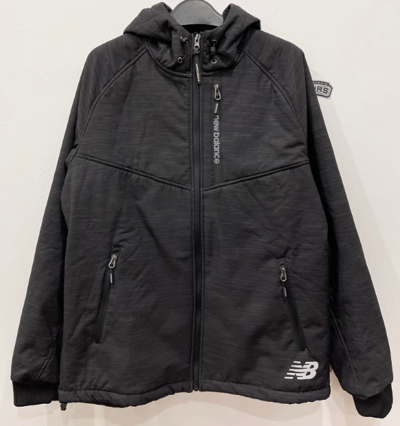Áo khoác lót lông cừu New Balance Full Zip Jacket Black 130893-01 màu đen