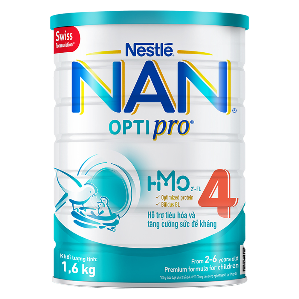 Sữa NAN Optipro số 4 cho bé từ 2 - 6 tuổi