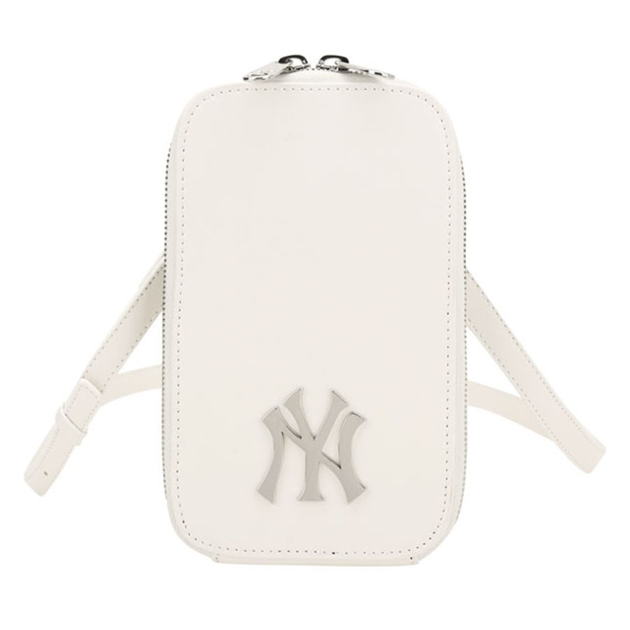 MLB015 Trắng  Túi xách MLB Monogram Embo Hobo Bag New York Yankees Fa  House