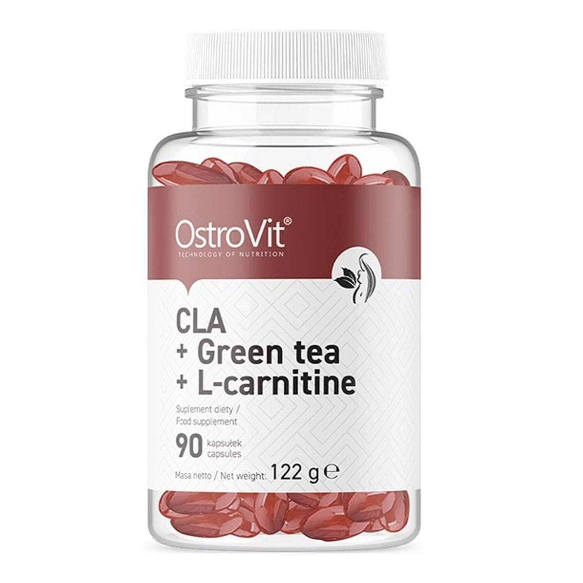 Viên Uống Giảm Cân Tự Nhiên Ostrovit CLA + Green Tea + L-Carnitine