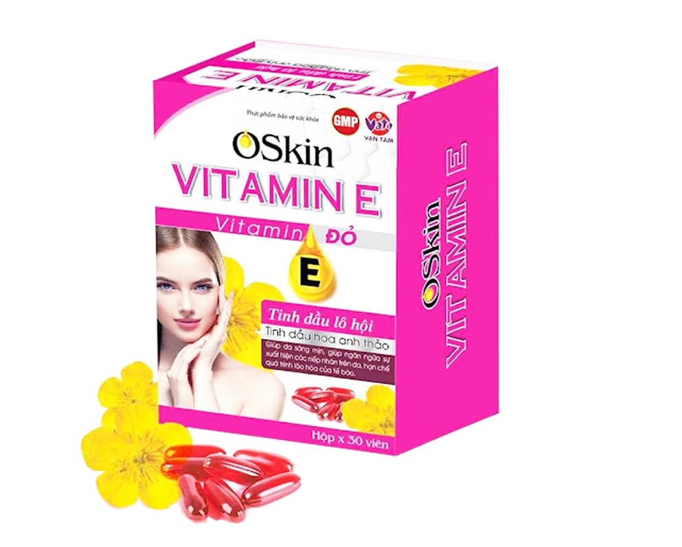 Oskin Vitamin E đỏ có thể kết hợp với các sản phẩm khác như kem chống nắng hay serum không?
