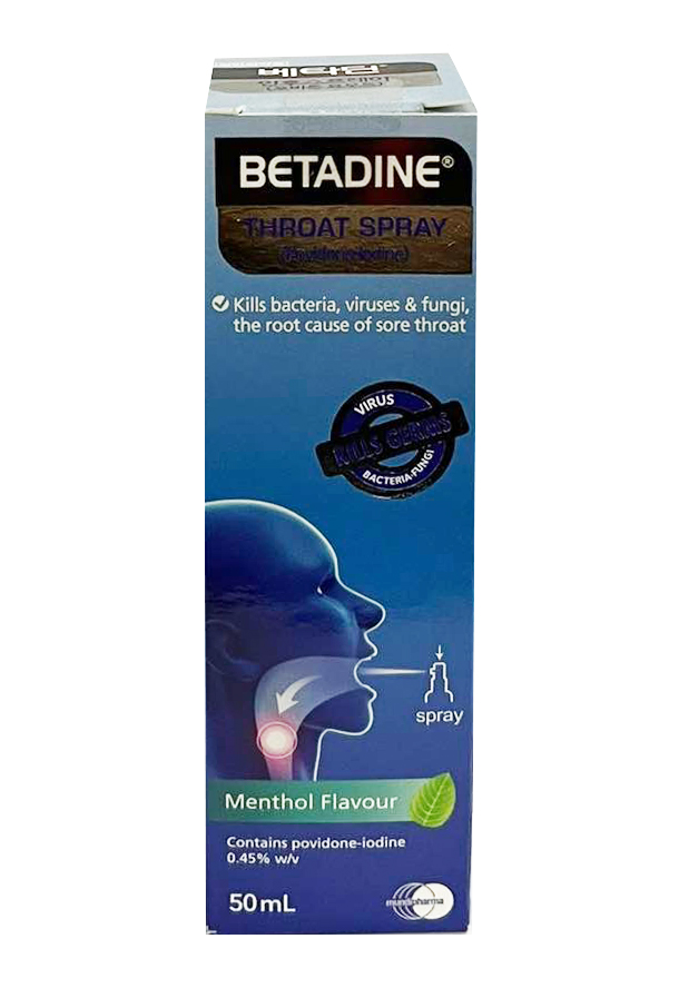 Thuốc xịt họng Betadine Hàn Quốc có hiệu quả trong việc ngăn ngừa các bệnh lý họng không?
